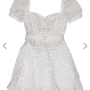 Self- Portrait Polka Dot Mini Dress